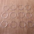 thumbnail image 2 of 12 Pcs/Set Premium Plastic Curtain Rings Securely in Place O Shape Ring Design, 2 of 8