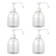 thumbnail image 3 of 4Pcs Hand Sanitizer Bottles Transparent Press Dispensing Refillable Plastic For Travel Home Office, 3 of 8