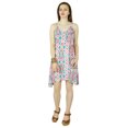 thumbnail image 2 of Bimba Women Multicolor Rayon Short Dress Spaghetti Strap ShiftCustom Dress, 2 of 6