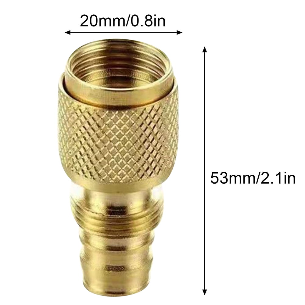 Universal Brass Tap Thread Connector Adapter Kitchen Garden Hose Pipe Fitting 