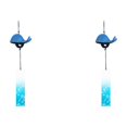 thumbnail image 1 of Likrtyny Campana Viento Japonés para Patio Al Aire Libre (ballena Azul), 1 of 2