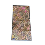 Mogul Indian Ethnic Kutch Tapestry Patchwork Hand Embroidered BANJARA Table Throw Wall Hanging Decor