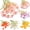 Red, variant on UJMNHYGT 10 Pcs Artificial Cosmos Flowers for Vases, Silk Daisy Floral Branches with Realistic Flocked Bendable Stems, Multi Headed Blooms Table Home Decoration Wedding