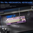 thumbnail image 4 of Teclado Redragon K552 Interruptor mecánico rojo de 87 teclas RGB, 4 of 8