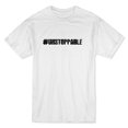 thumbnail image 1 of T-shirt Blanc pour Homme avec Citation Inspirante #Unstoppable, 1 of 1