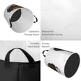 thumbnail image 4 of Balery JZGSH8-500-bca1d18bdbfe65ab52cfb1e5e68ae Round Laundry Basket with Handles Waterproof Freestanding Laundry Hamper for Clothes Toys in the Dorm and Family-Small, 4 of 8