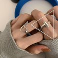 thumbnail image 1 of S925 Sterling Silver Retro Niche Design Ring For Women Does Not Fade, 1 of 4