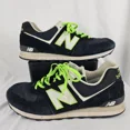 thumbnail image 1 of New Balance Mens 574 V2 U574CT2 Black Green Casual Shoes Sneakers Size 15 D, 1 of 6