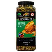Zoo Med Gourmet Bearded Dragon Food [Reptile Bearded Dragon Food, Reptile Supplies] 15 oz