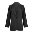 thumbnail image 4 of outfmvch blazer jackets for women plus size blazer elegant sporty fitted jacket suit jacket business oversize elegant spring thin transition jacket blazer jacket short blazer womens tops black, 4 of 5