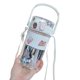 thumbnail image 1 of Linda botella de agua con pajita, botella para beber al aire libre con correa ajustable para el hombro, soporte para teléfono para la escuela, niños, niñas, camping, deportes, viajes, 1 of 11