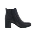 thumbnail image 3 of Naturalizer Womens Laura Leather Block Heel Ankle Boots, 3 of 3