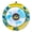Blue/Yellow, variant on Airhead Hydro Boost 1 Person Nylon Towable Tube, 54" Deflated Size, Max Capacity 170 lbs
