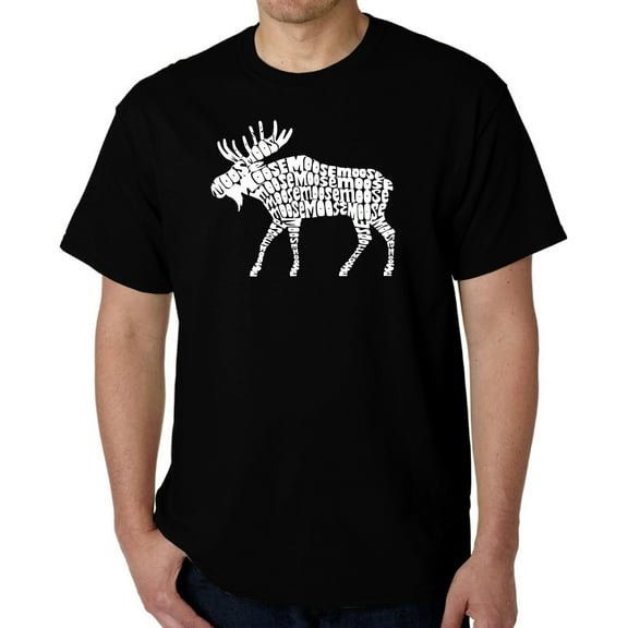 Men's Word Art T-shirt - Moose