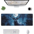 thumbnail image 2 of Deer Moon Mouse Pad Extended Large Gaming Mouse Pad XL Stitched Edges for Gamer Home Office 31.5 X 11.8 Inch, 2 of 15