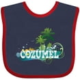 thumbnail image 3 of Inktastic Cozumel Mexico Vacation Cruise Boys or Girls Baby Bib, 3 of 4