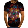 thumbnail image 1 of Summer Men's T-Shirts 3D Printing Hot Selling Graphics Colorful Geometric T-Shirt, 1 of 5
