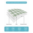 thumbnail image 5 of Sage Green Buffalo Plaid Twin XL Size Down Alternative Comforter,Lightweight Comforter Quilt Bedding Set with Pillow Shams Green White Checkered Farmhouse Bed Comforter Duvet Insert 68"x98", 5 of 7