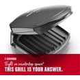 thumbnail image 3 of George Foreman GR10B Indoor Grill, 3 of 5