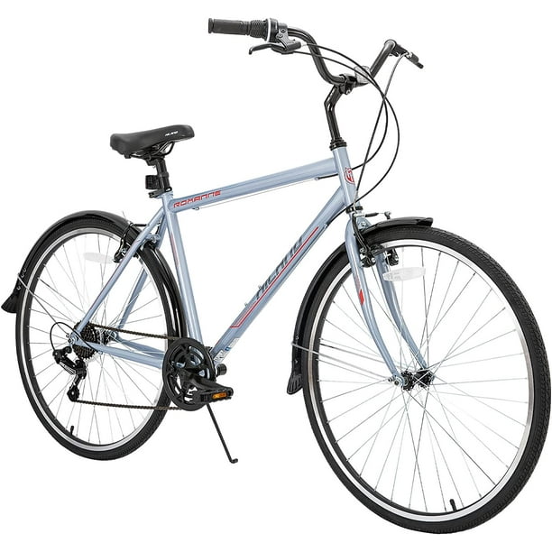 Hiland 700C Hybrid Bike Step Over Step Through Frame Commuter City Bike Shimano 7speeds Cruiser Bicycle for Men Women Walmart