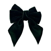 Luoshdecor Velvet Bow Napkin Rings for Christmas Decoration, Wedding, Party, Holiday Table Supplies 4.7 in