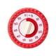 thumbnail image 5 of Temporizador visual mecánico ligero y sencillo de 60 minutos. Herramienta de gestión del tiempo. Rojo, 5 of 9