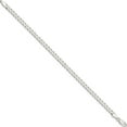 thumbnail image 2 of Sterling Silver 4.5mm Flat Curb Chain (7 X 4.5) Made In Italy qlb120-7, 2 of 5