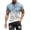Light Blue-B, variant on Penkiiy T Shirts for Men Casual Round Neck 3D Digital Printing Pullover Tops Fitness Sports Shorts Sleeves Tee Shirt Blouse M Black