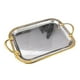 thumbnail image 5 of Bandeja decorativa para servir, bandeja para mesa de centro, fácil de limpiar, elegante, con asa, bandejas de tocador para comida, café, té, otomana 37 x 255 x 36 cm, 5 of 8