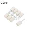 thumbnail image 4 of 14mm Wool Felt Mounted Points Cylinder Polishing Buffing Wheels Grinding Head with 1/8-inch Shank for Rotary Tool 2 Sets, 4 of 4