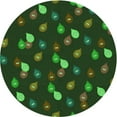 thumbnail image 1 of Ahgly Company Machine Washable Indoor Round Transitional Dark Forest Green Area Rugs, 5' Round, 1 of 7