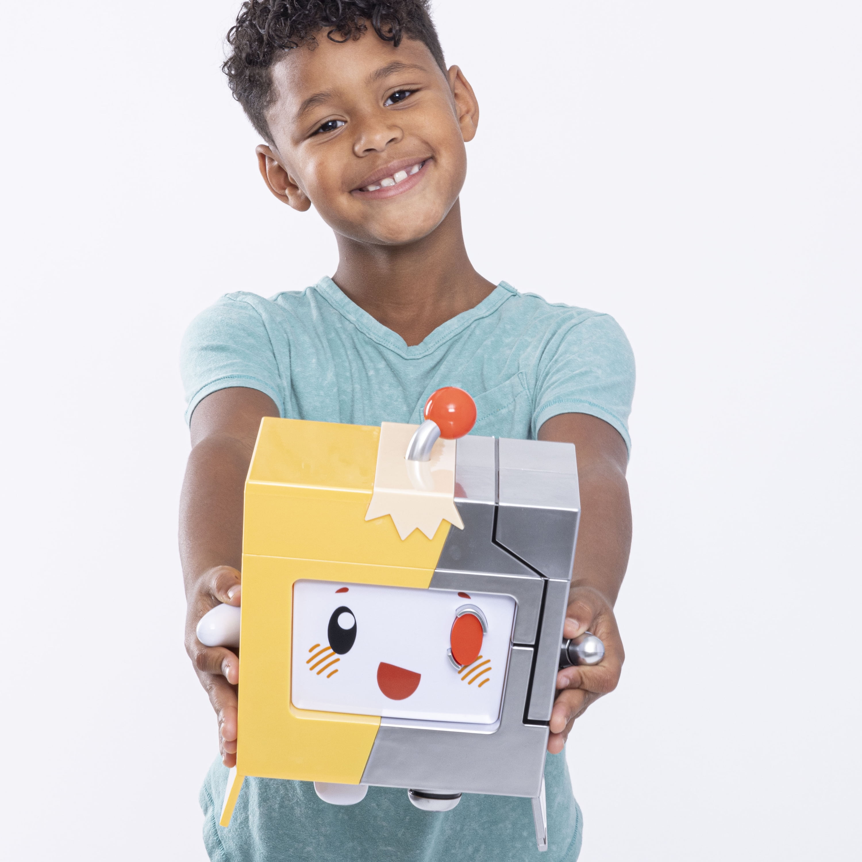 LankyBox Giant Cyborg Boxy Mystery Box – Brand New Boxy Mystery Box with 10 Exciting Toys to Discover Inside, Officially Licensed LankyBox Brand Merch, Ages 3+