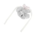 thumbnail image 5 of Unique Bargains 1 Pc Elegant Bow Flower Hair Scrunchies Hair Ties Gray, 5 of 5