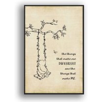 IDEA4WALL Framed Canvas Wall Art for Living Room, Bedroom Beautiful Quotes Canvas Prints for Modern Home Decoration Ready to Hang