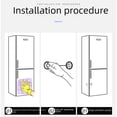 thumbnail image 1 of Cerradura de cajón Cerradura de seguridad para niños Cerradura de seguridad para puertas de gabinetes Cerradura de protección para ventanas corredizas para niños Cerradura con llave con contraseña, 1 of 4