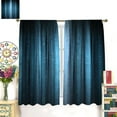 thumbnail image 6 of Eucalyptus Flowers Kitchen Curtains, Botanical Floral Leaves Gray Plaid 3-Piece Kitchen Curtain Valance and Tiers Set 24 Inch Length, Rod Pocket Half Window Curtains for Cafe Living Room Bathroom, 6 of 6