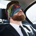 thumbnail image 5 of Gaeub Colorful Dragon Head Profile Printed Sleep Mask for Men Women,Eye Mask for Sleeping,Large Eye Covers with Adjustable Velcro,Light Blocking Sleeping Mask for Travel Yoga Nap, 5 of 7