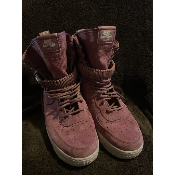 Ni - ke Ni - ke Air Force 1 SF AF1 Women’s Size 11 Vintage Wine Force is Female AJ1700-600