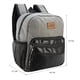thumbnail image 4 of Mochila Unisex Gris Curri Negro Textil/Sintetico Georgia Nueva Imagen, 4 of 4