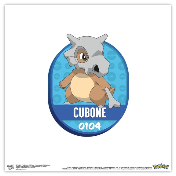 Gallery Pops® Pokémon - All-Time Favorites #0104 Cubone Wall Art