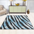 thumbnail image 5 of Ryvnso Gradient Zebra Pattern Area Rug Floor Mats Non-Slip Home Carpet 63 x 48 inch, 5 of 7