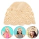 thumbnail image 3 of Sombrero de encaje de ganchillo hecho a mano Turbante vintage Gorro informal Gorro elegante para mujeres y niñas, 3 of 5