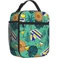 thumbnail image 2 of Reusable Lunch Bag Vacation Aloha Insulated Lunch Box Container Portable Cooler Thermal Lunch Tote Bag for Women Men Adult Work Office Picnic Travel Beach, 2 of 6