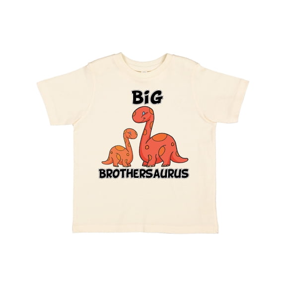 Inktastic Big Brothersaurus with Cute Sibling Dinosaurs Boys Toddler T-Shirt