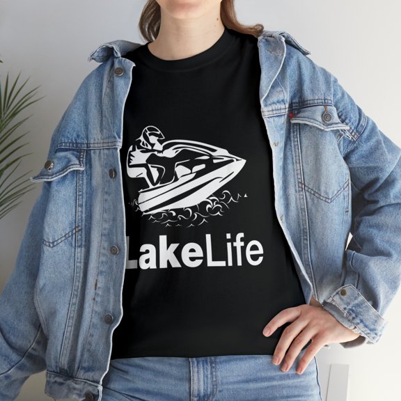 Stand Up Jet Ski Lake Life T-Shirt