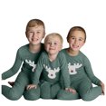 thumbnail image 3 of Pijamas Herrnalise para niños pequeños, bebés, niños y niñas, con ciervos navideños, camisetas y pantalones, pijamas, conjuntos de ropa de dormir, 3 of 8