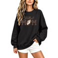 thumbnail image 3 of Football Mom Crewneck Sweatshirt Casual Pullover, 3 of 6
