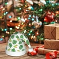thumbnail image 6 of Naloa Frogs And Tropical Leaves Santa Hat for Kids Baby Christmas Hats,Girls Boys Toddler Plush Xmas Holiday Hat,Luxury Santa Claus Hat, 6 of 6