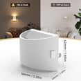 thumbnail image 5 of LED Night Light[2 Pack], Night Lights Plug into Wall, 3 Level Brightness Adjustable Plug in Night Light, Dusk to Dawn Sensor Nightlights for Adults,Bedroom,Bathroom,Hallway,3000K White Cover, 5 of 8