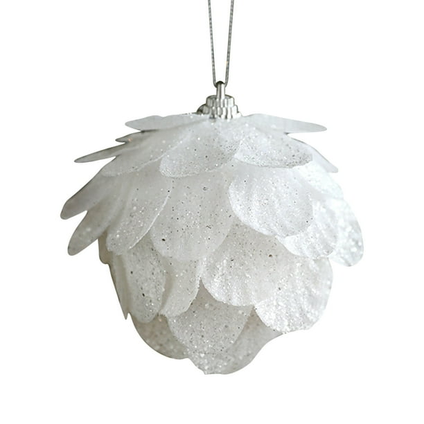 ¡No Te Lo Pierdas!, Bolas de espuma navideñas blancas para decorar el árbol de Navidad, piezas colgantes, accesorios de decoración Akmoler